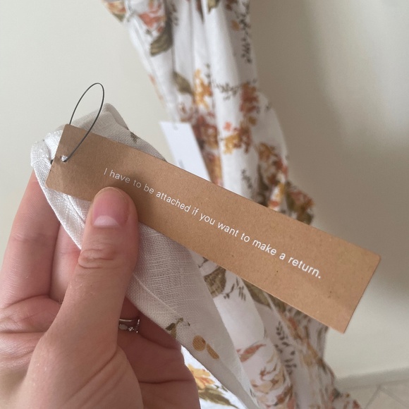 NWT Reformation Casette Linen Dress - Picture 6 of 6